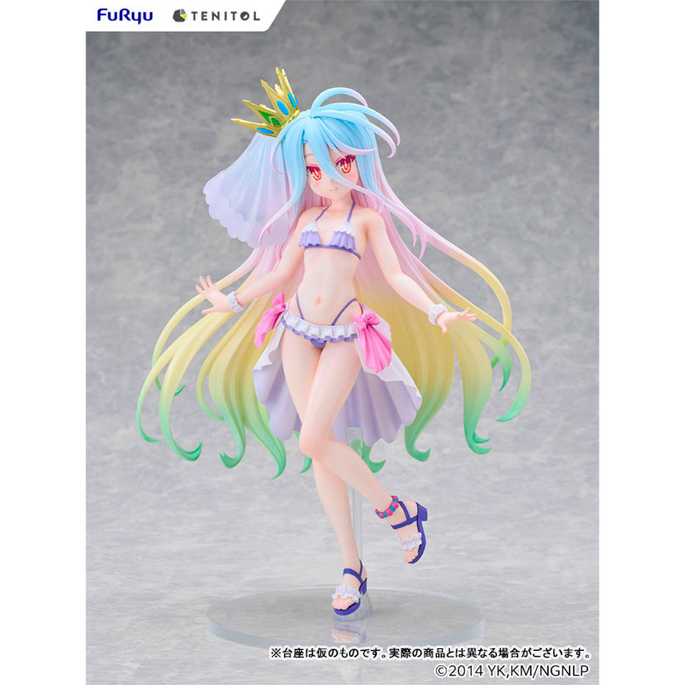 PREORDEN: TENITOL TALL: No Game No Life: Shiro Swimsuit Dress Ver. - Imagen 8