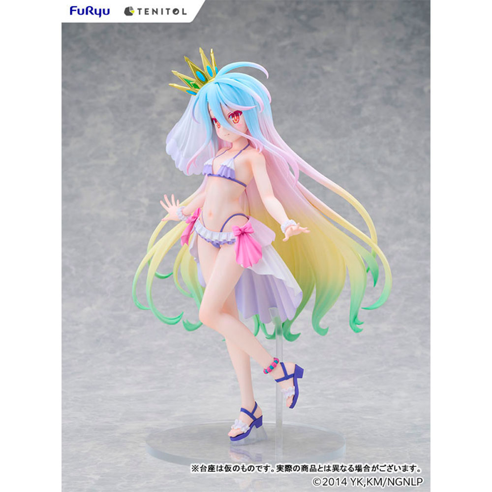 PREORDEN: TENITOL TALL: No Game No Life: Shiro Swimsuit Dress Ver. - Imagen 9